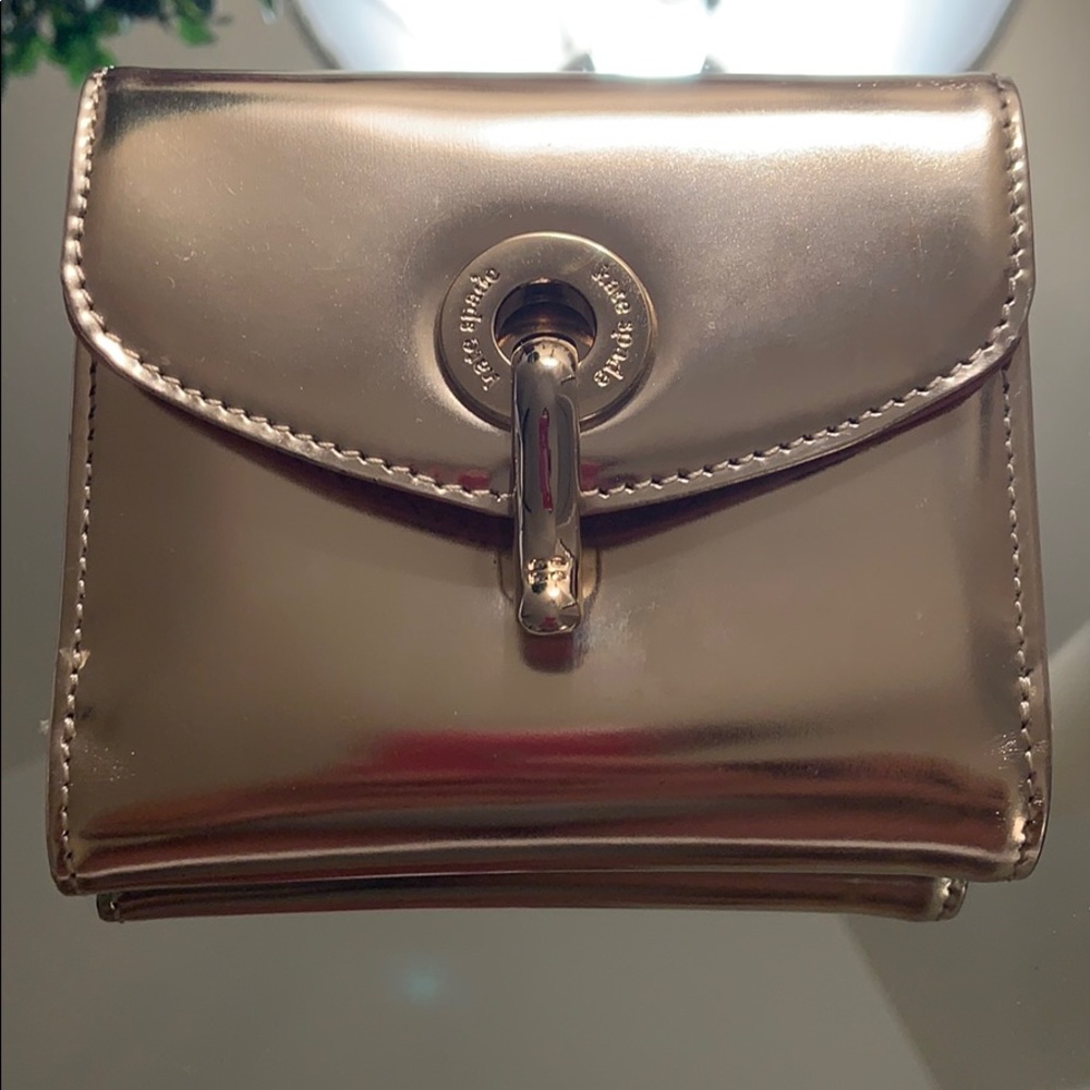 Kate Spade Fillmore Street Gold French Wallet